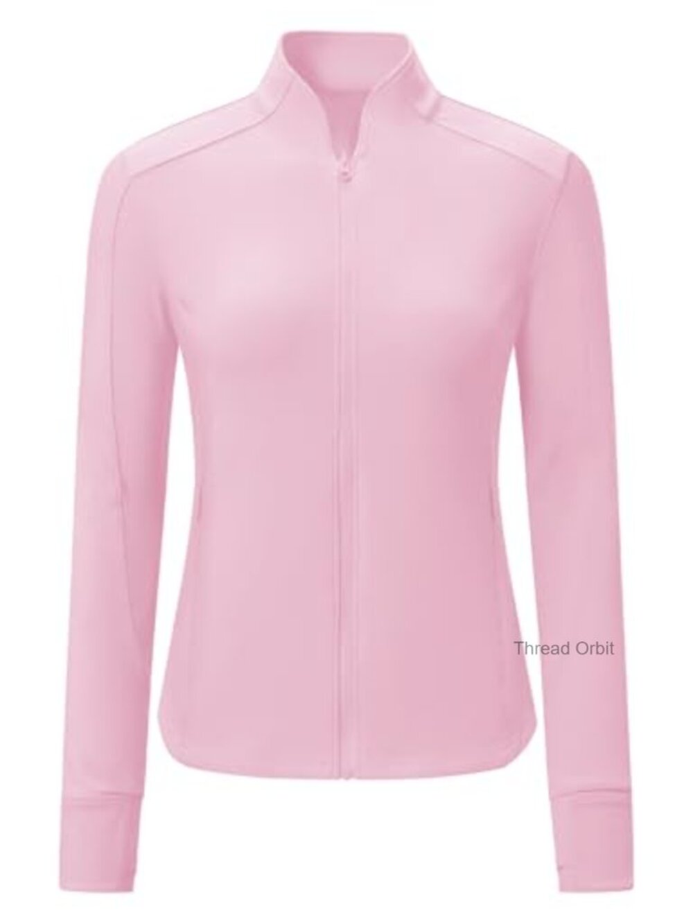 Women's Workout Athletic Jacket Zip Up Running Jacket Thumb Hole